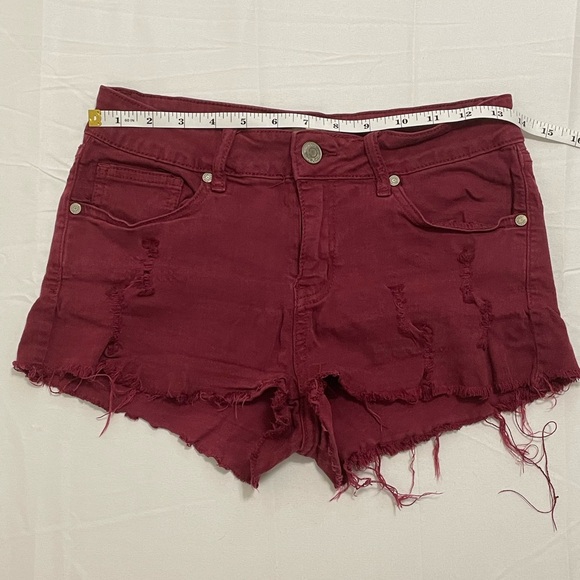 Blue asphalt distressed shorts - Picture 3 of 5